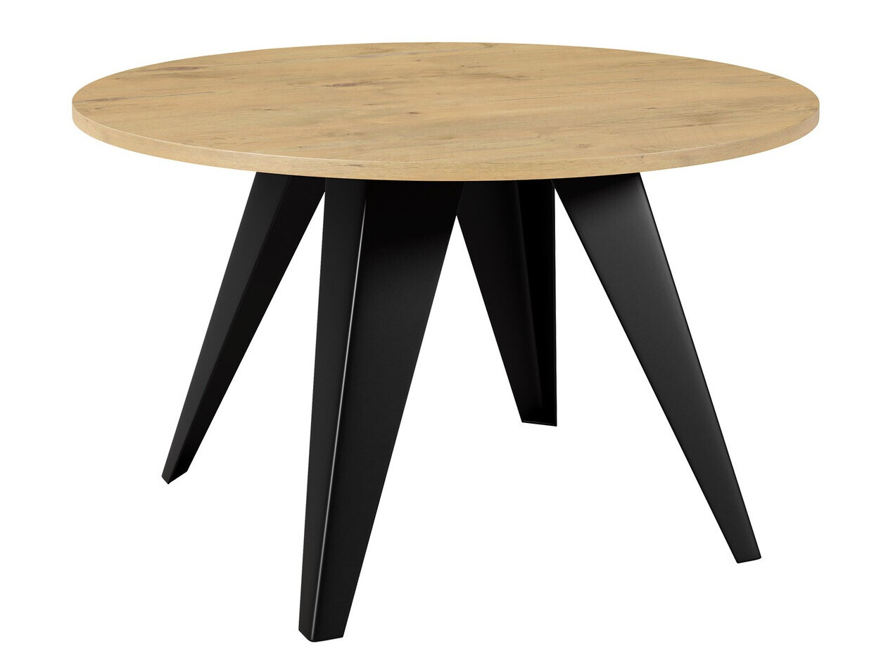 Mesa de centro Oswego 116 (Negro + Roble lancelote)