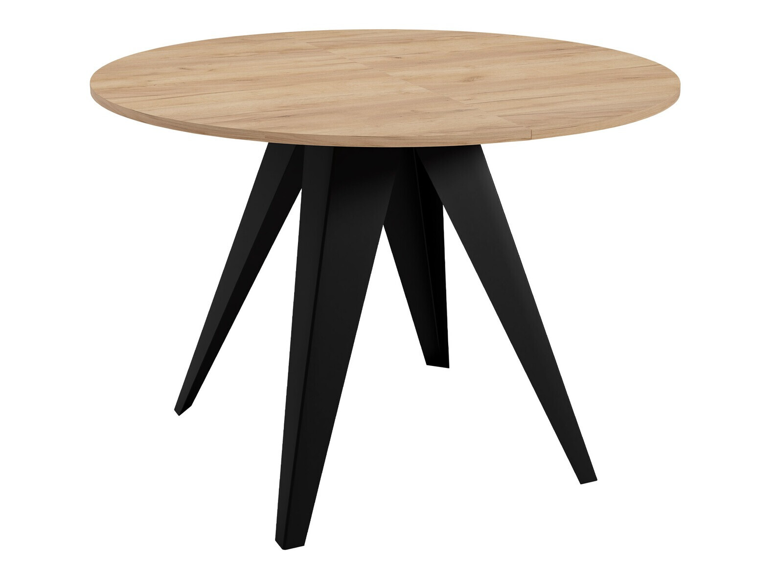 Mesa Oswego 114 (Negro + Roble dorado artesanal)