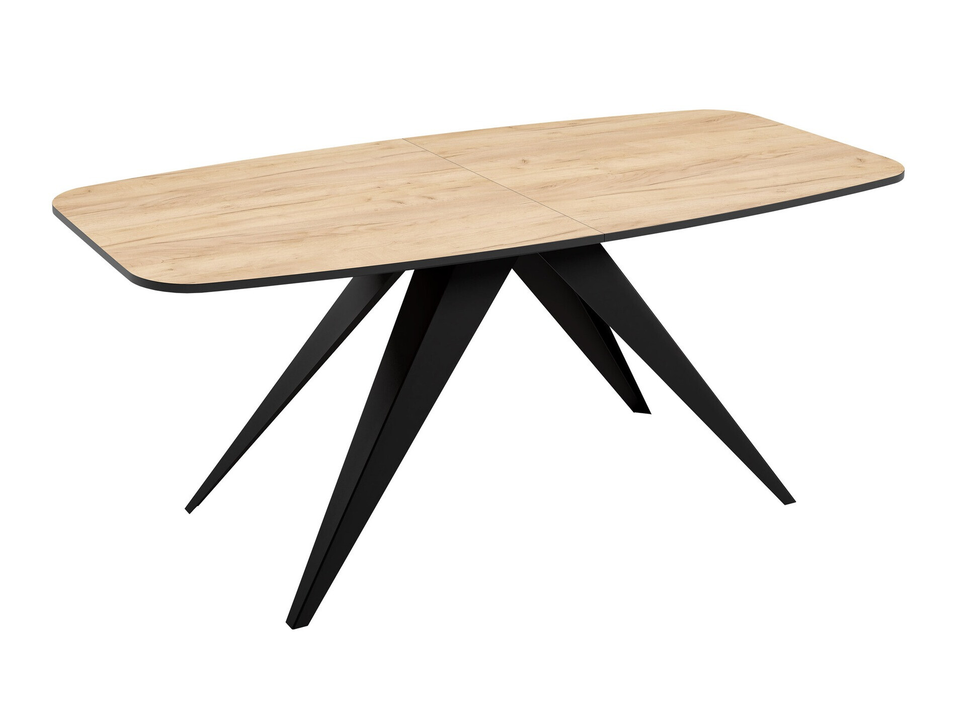 Mesa Oswego 115 (Negro + Roble dorado artesanal)