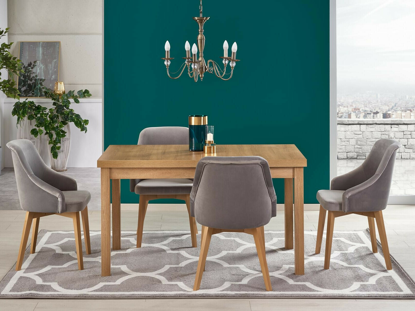 Conjunto de mesas y sillas para comedor Houston 1700