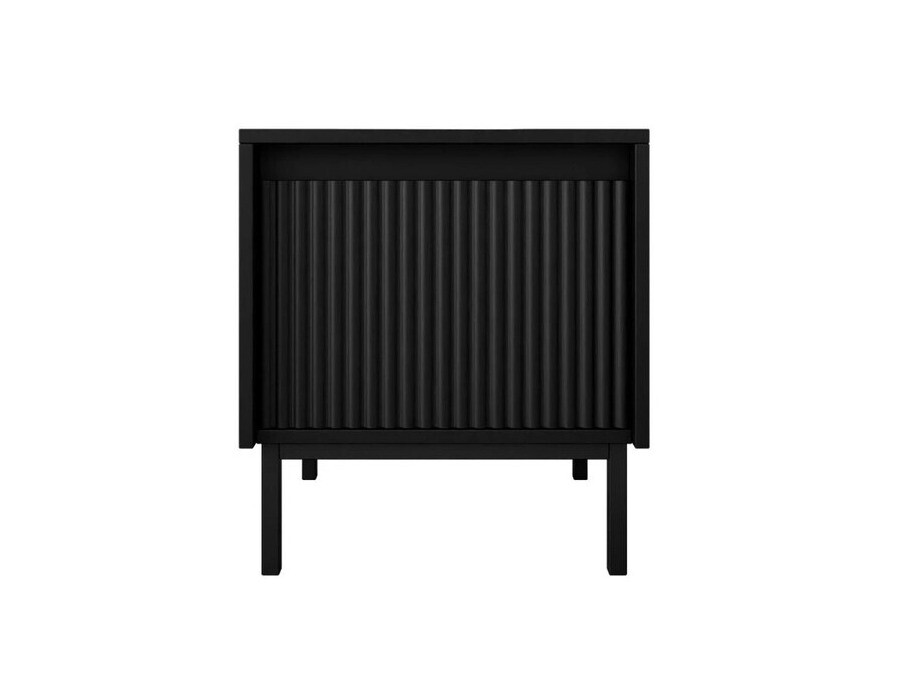 Mesilla de noche Comfivo Delruva (Negro)