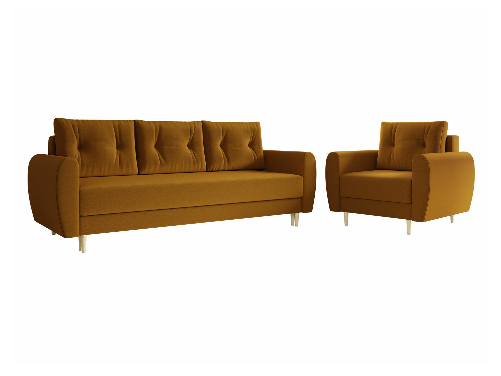 Conjunto de muebles tapizado Memphis 145 (Itaka 33)