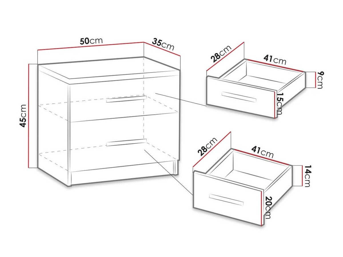 Mesilla de noche Catromi 103 (Roble del Monastery)