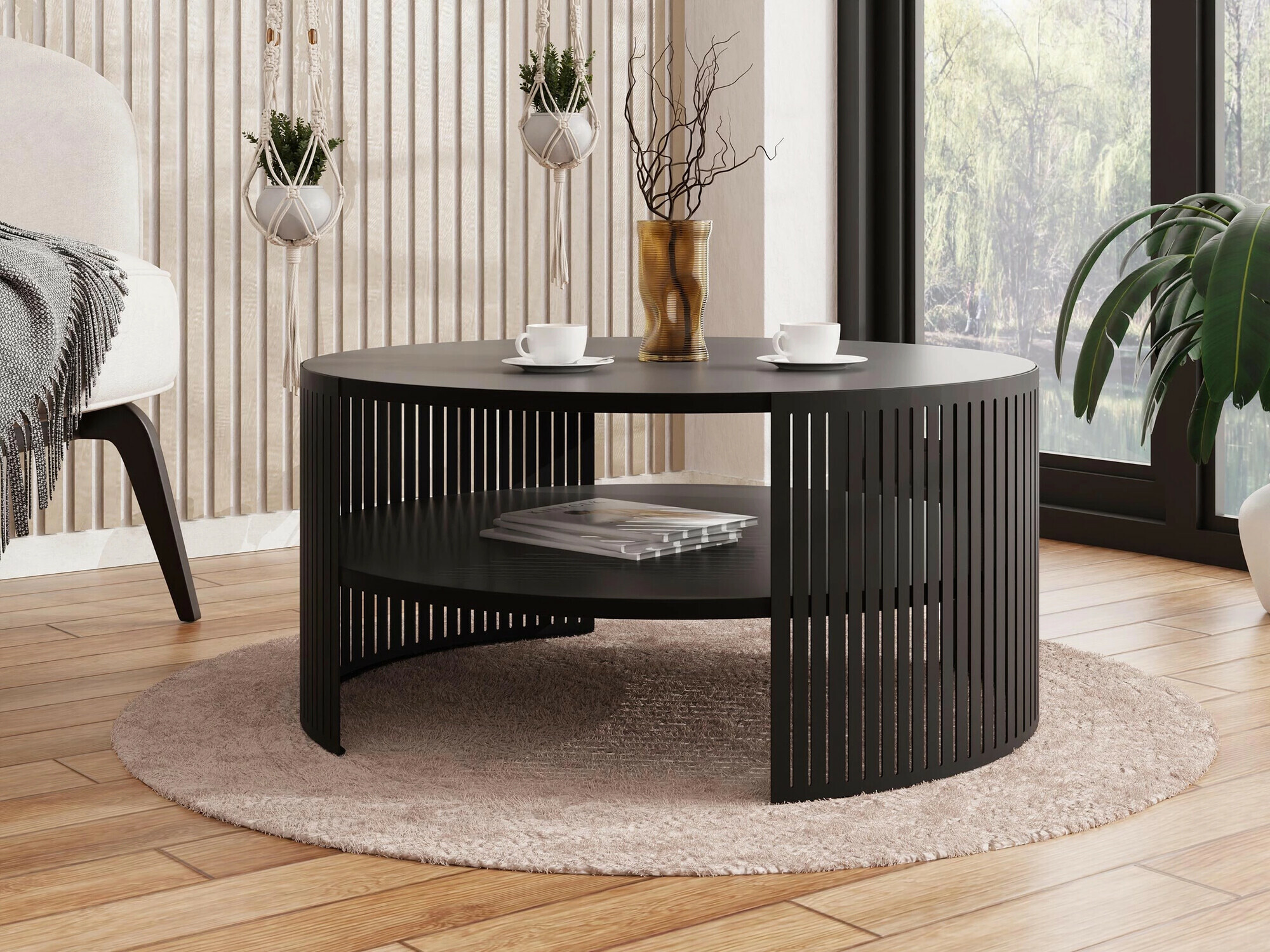 Mesa de centro Civer (Negro)