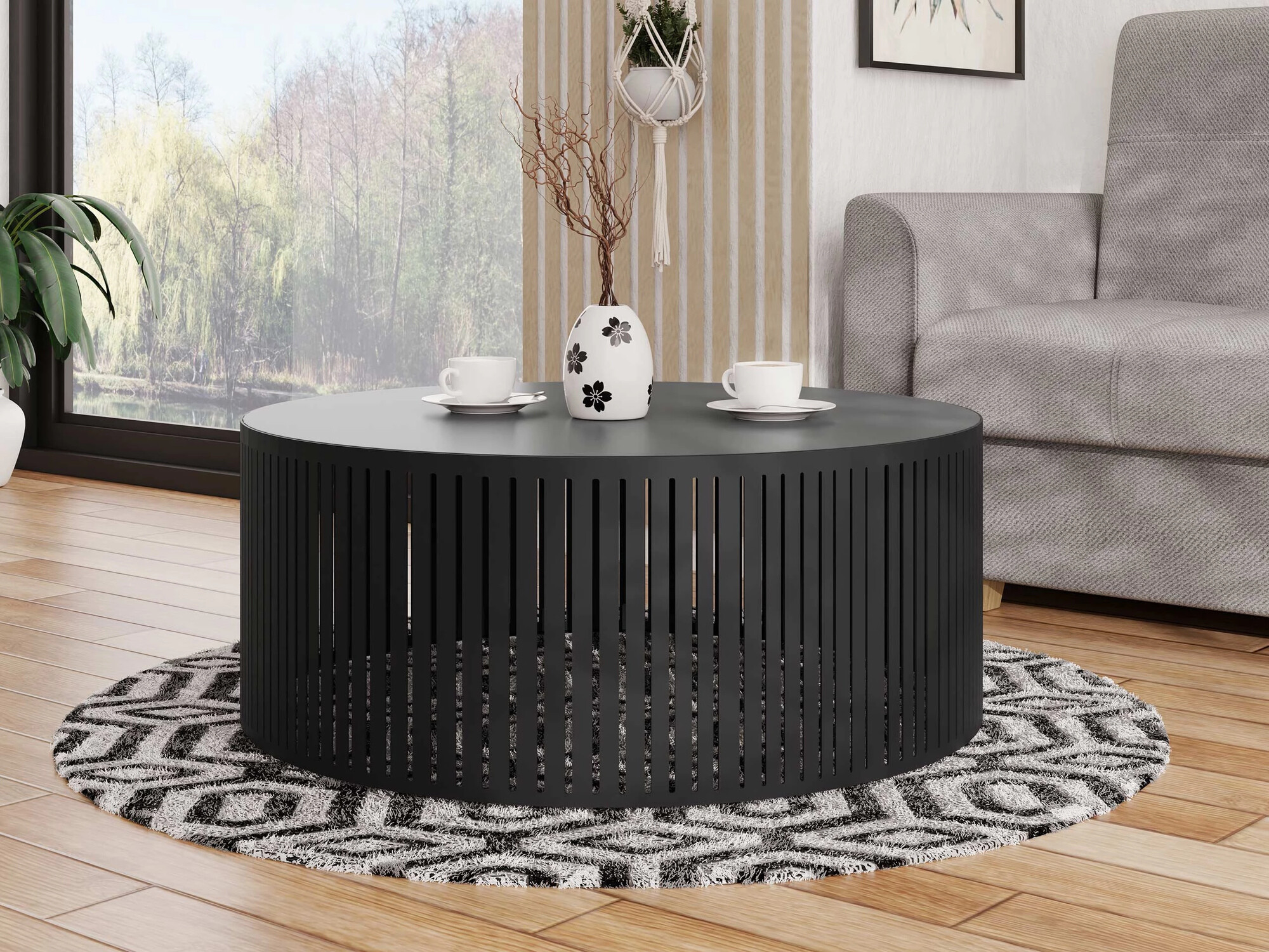 Mesa de centro Prunis (Negro)