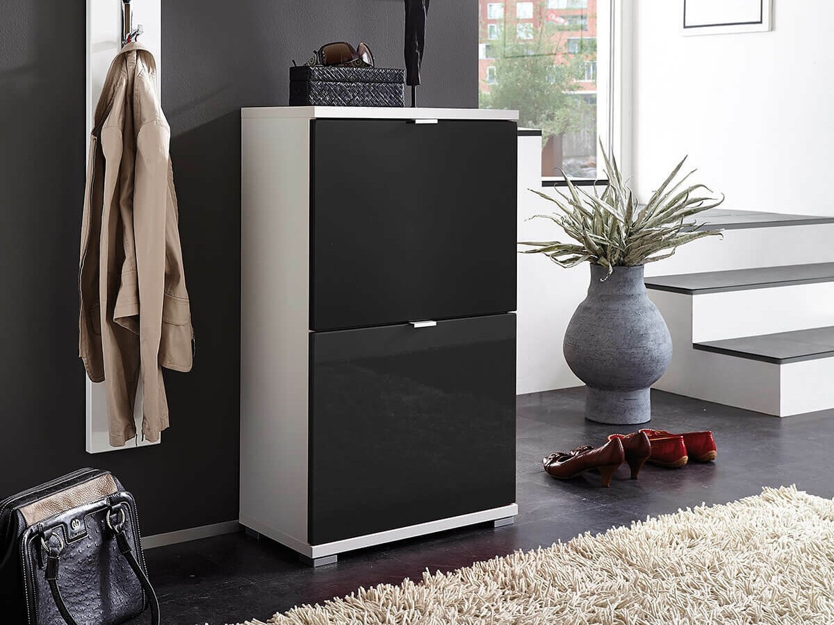 Zapatero Veltena 105 (Negro + Blanco)