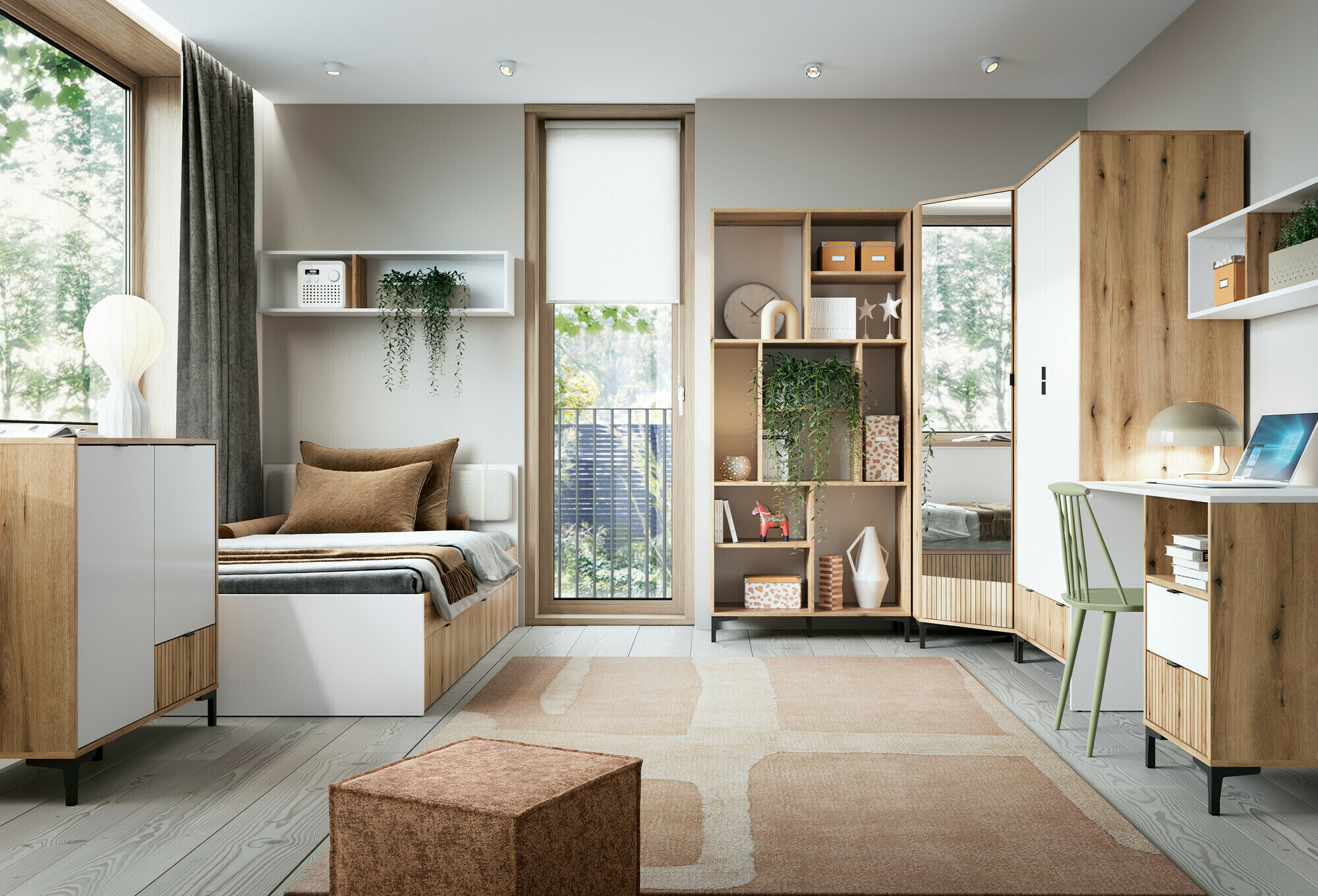 Armario de rincón Lorcamu 112