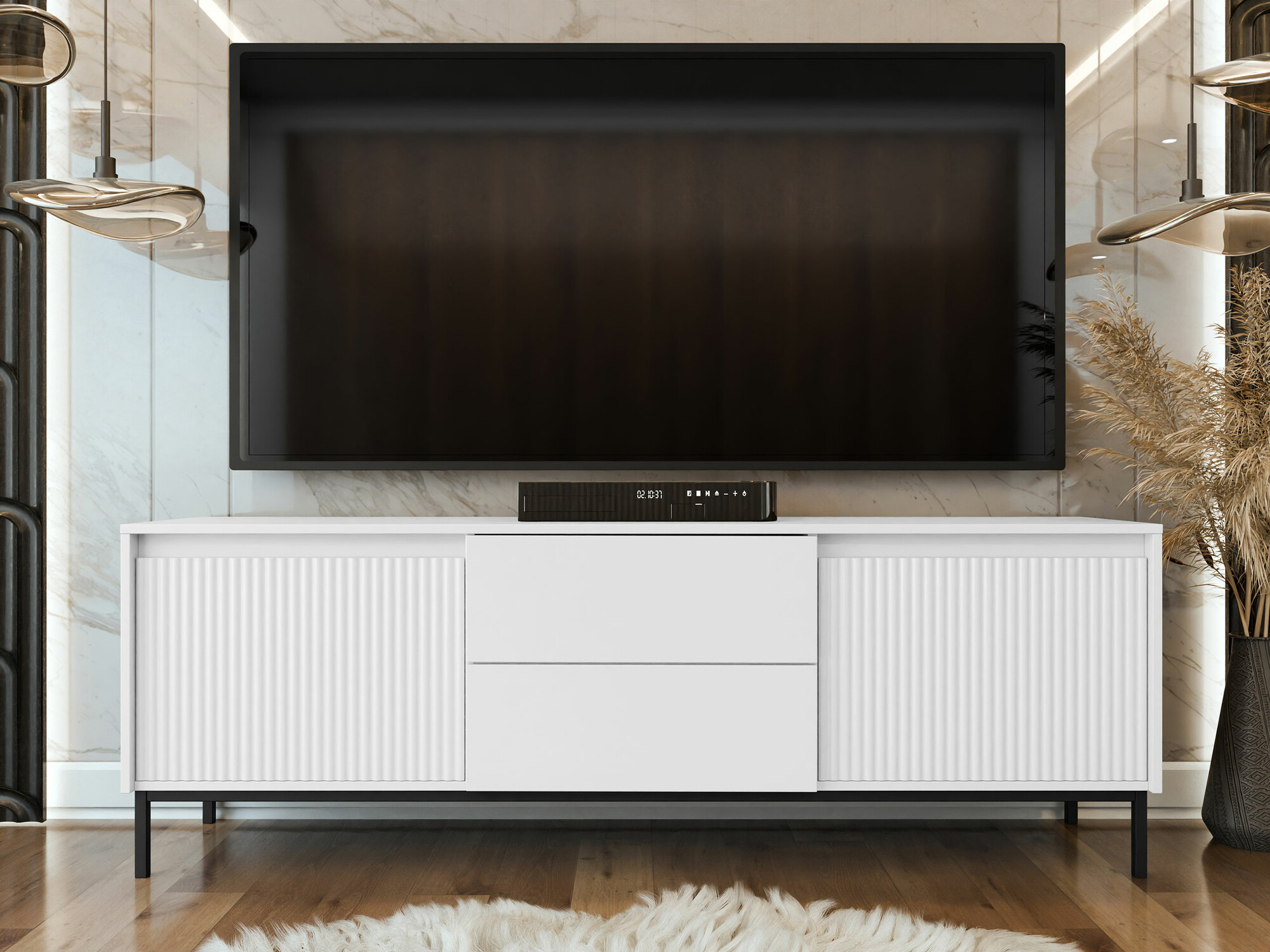 Mueble TV Comfivo Delruva 104 (Blanco)