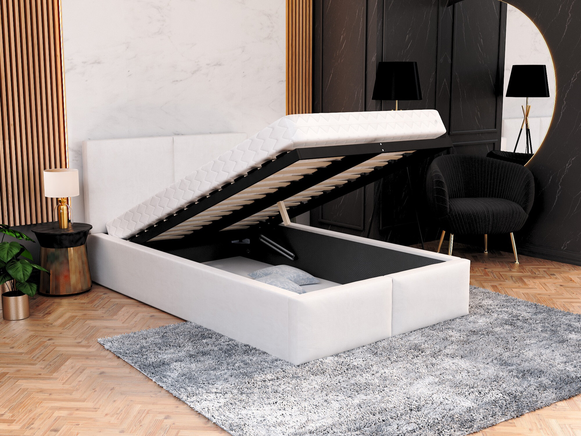 Cama Fairfield 109 (Blanco)