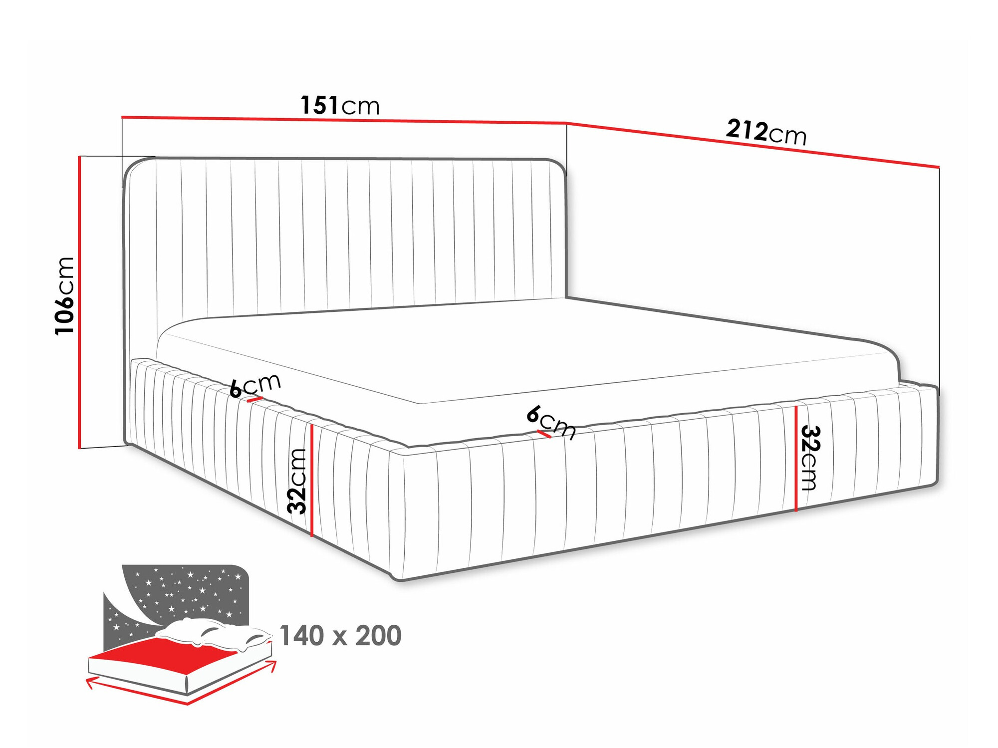 Cama TrendyNest 108 (Velluto 02)