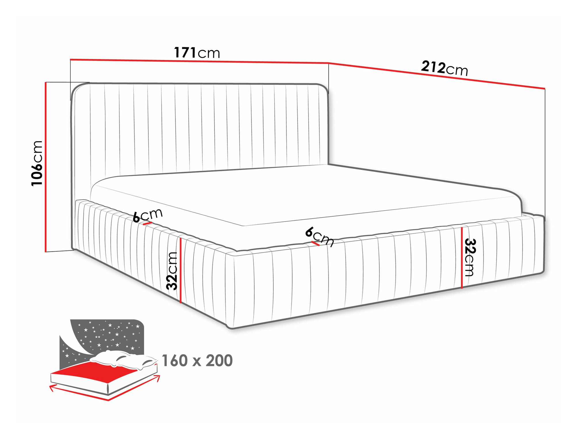 Cama TrendyNest 108 (Velluto 08)