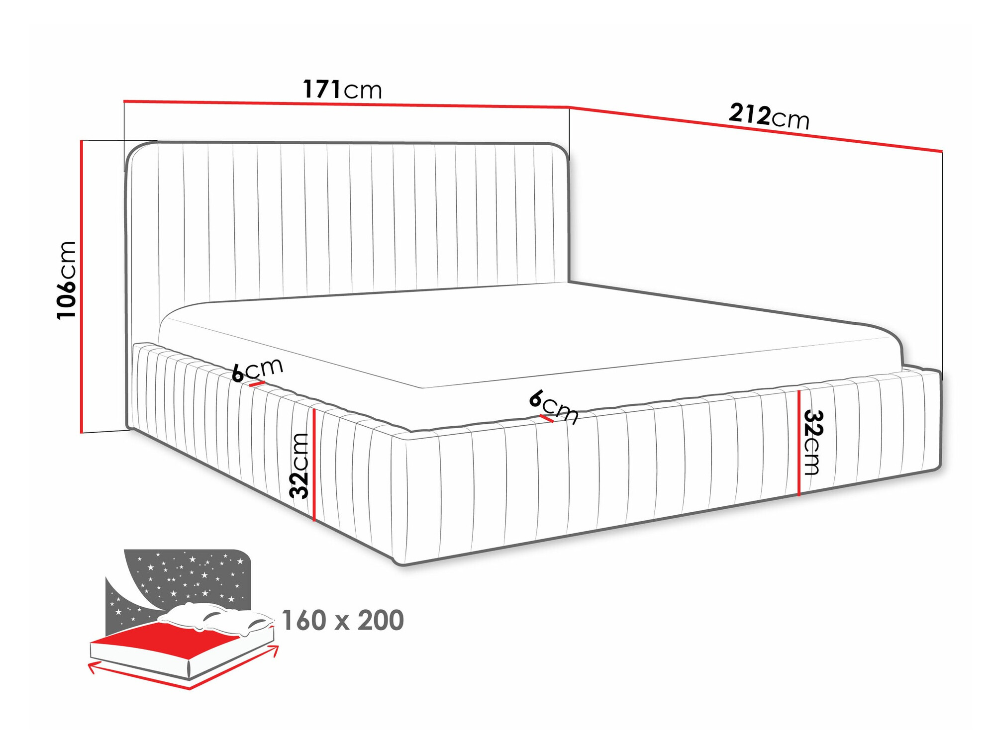 Cama TrendyNest 108 (Velluto 14)