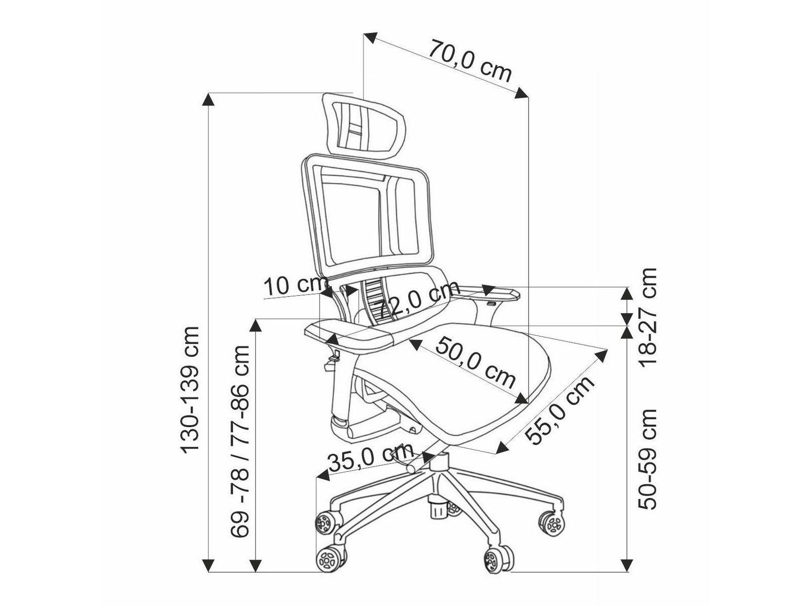 Silla de oficina Houston 1656