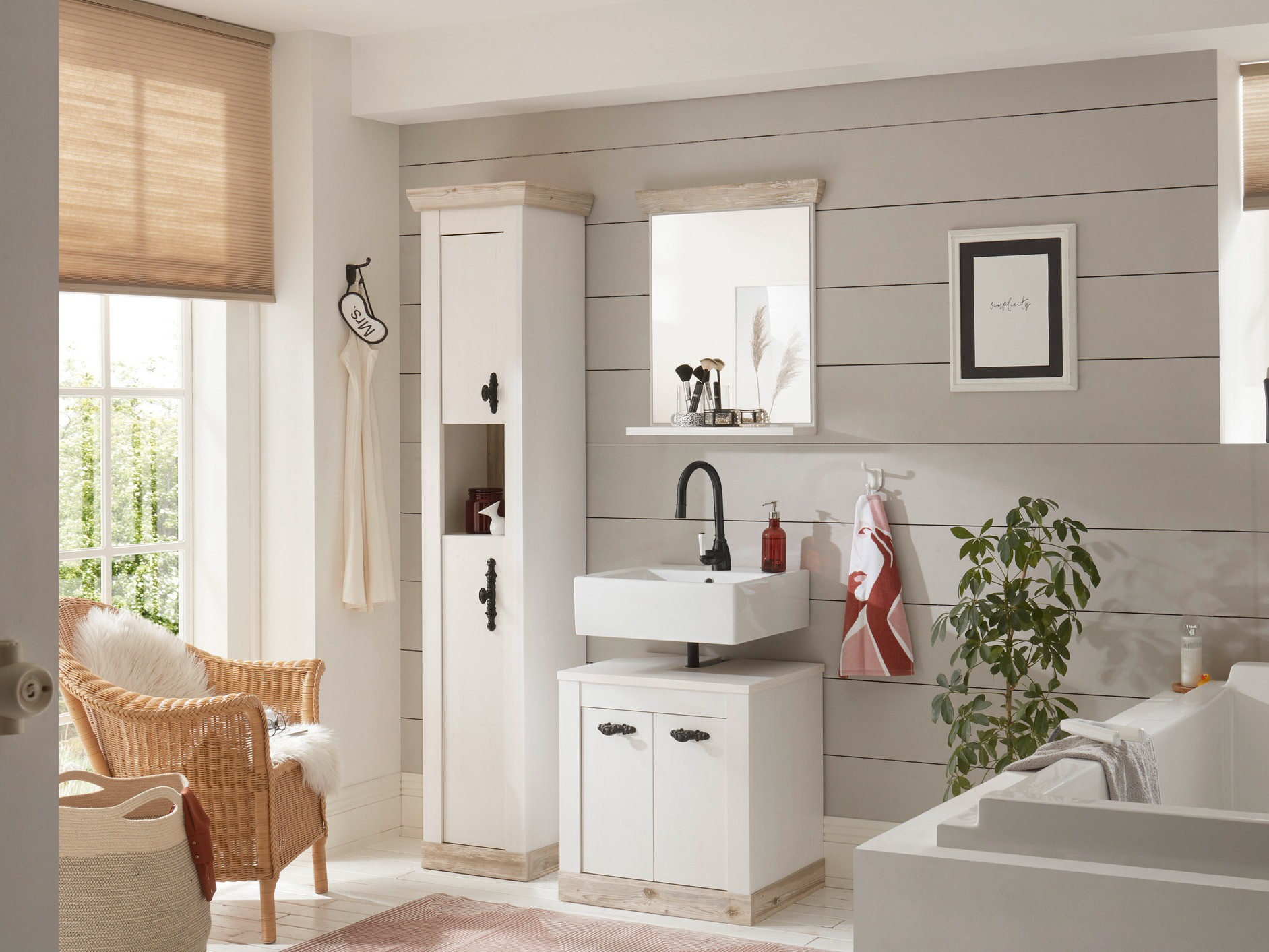 Conjunto de mueble de baño Daltori 148 (No)