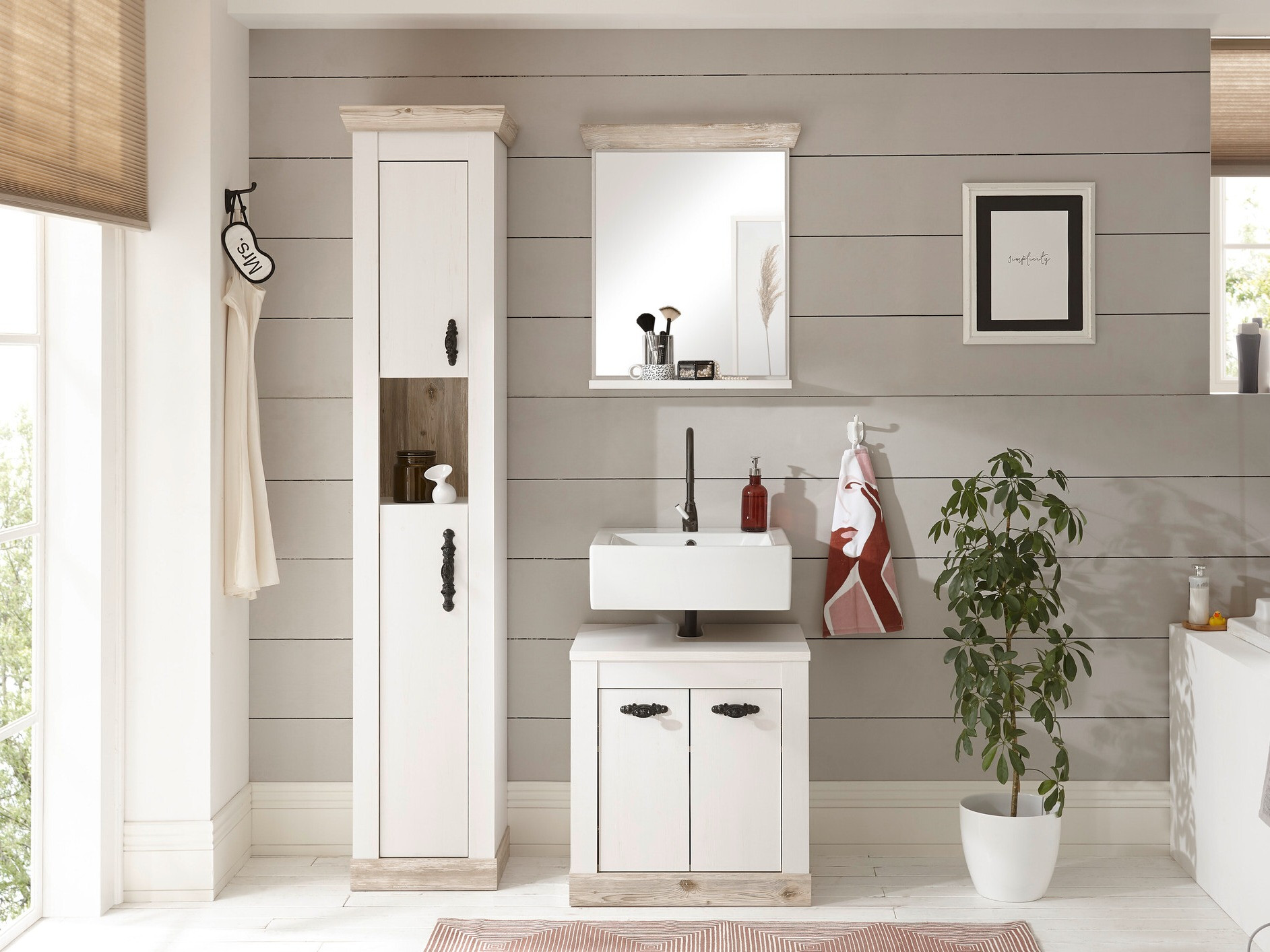 Conjunto de mueble de baño Daltori 148 (No)