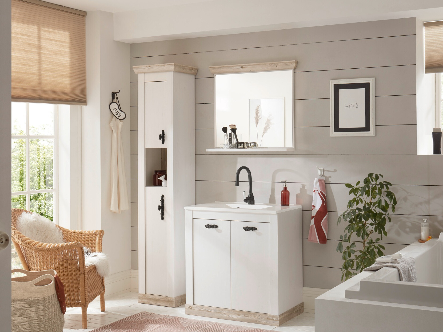 Conjunto de mueble de baño Daltori 151 (No)