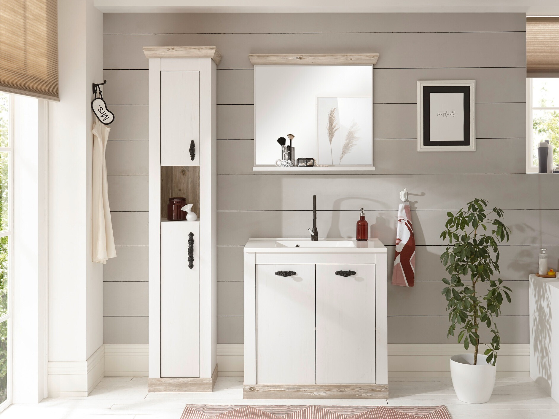 Conjunto de mueble de baño Daltori 151 (No)