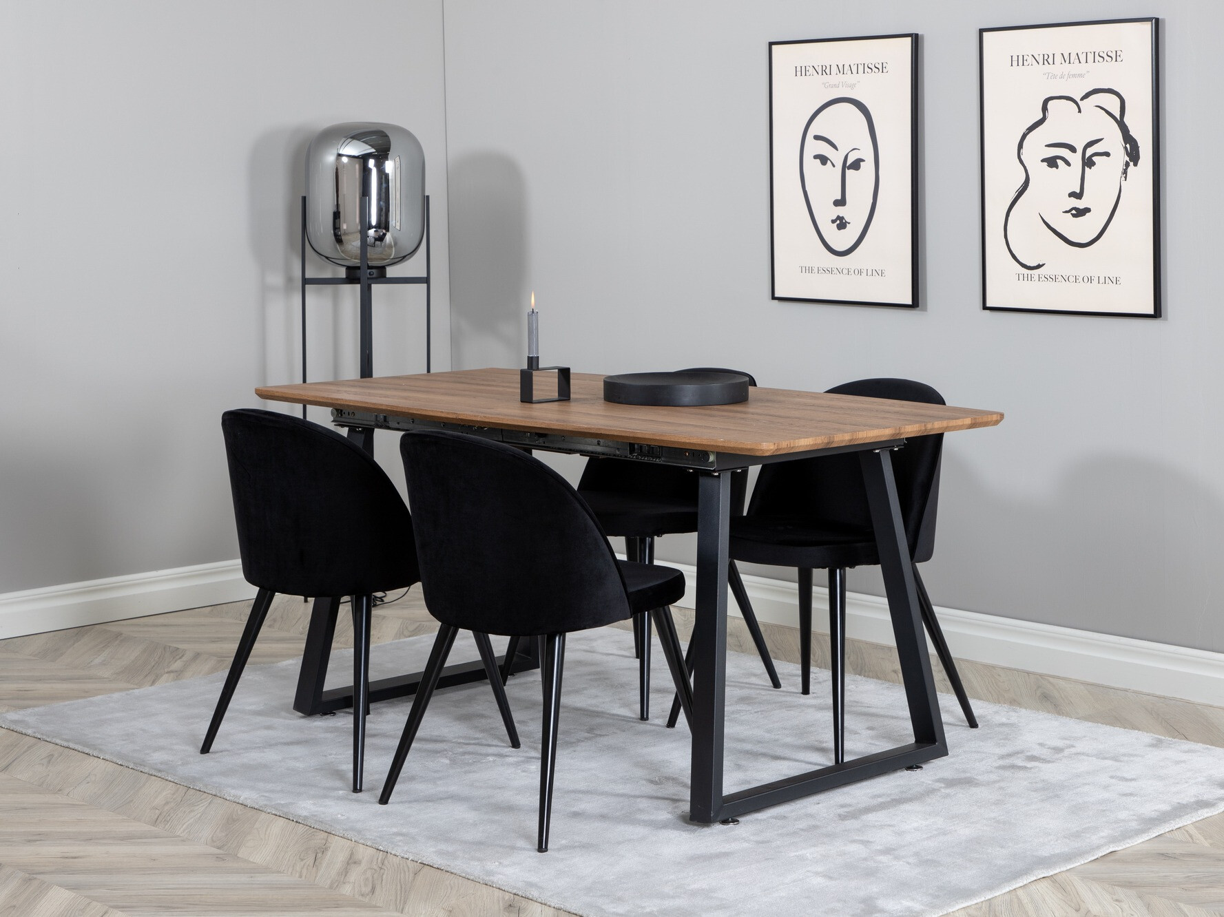 Conjunto de mesas y sillas para comedor Dallas 3861