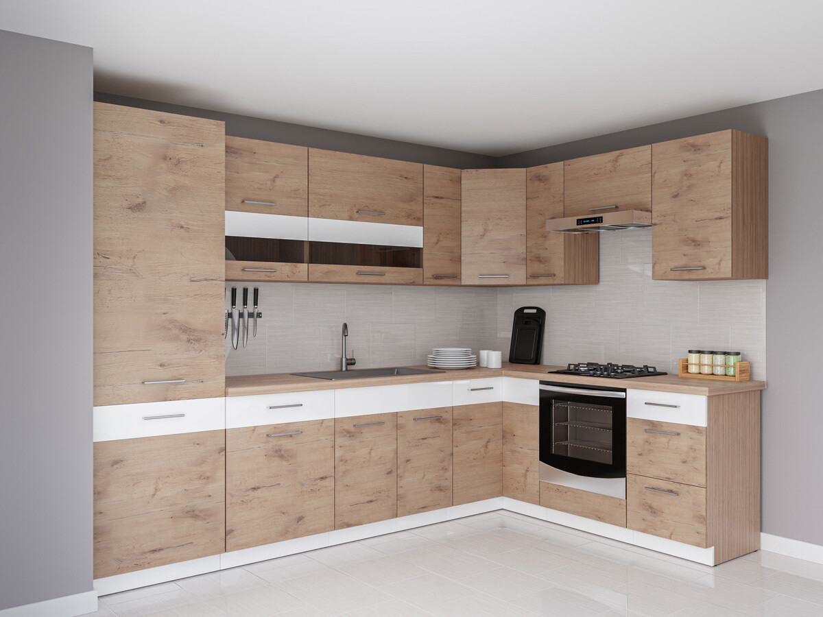 Conjunto de cocina modular Mode Beech 130