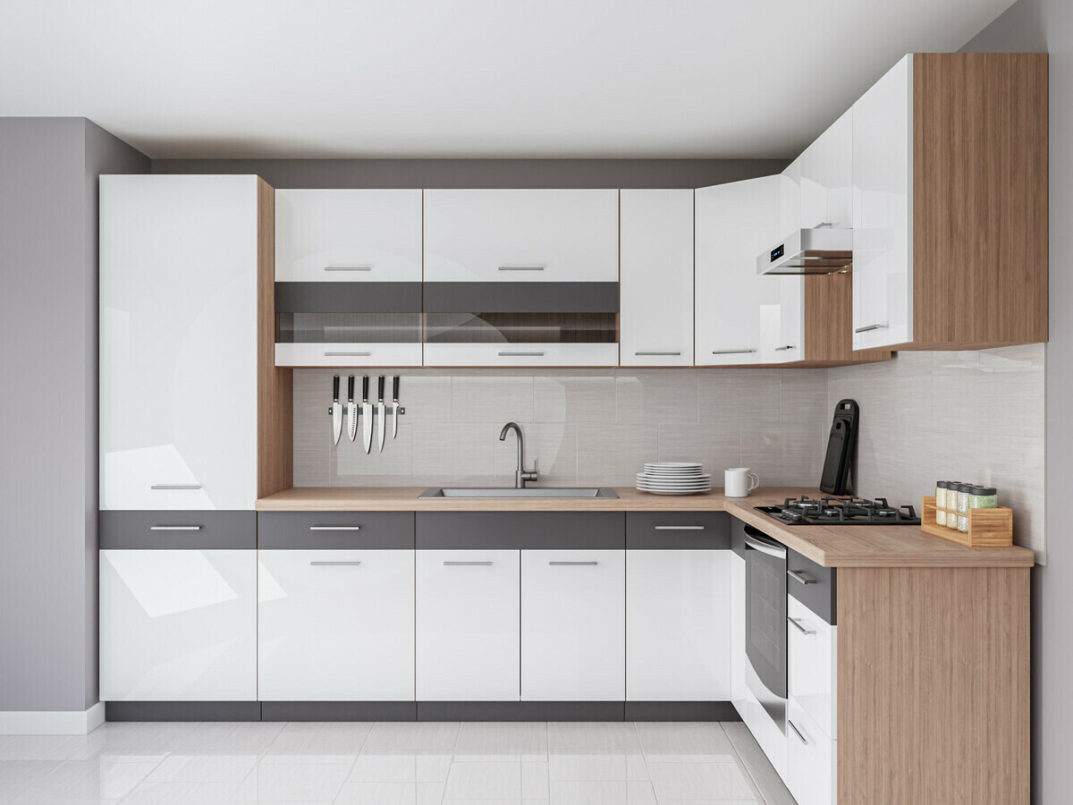 Conjunto de cocina modular Mode White 130