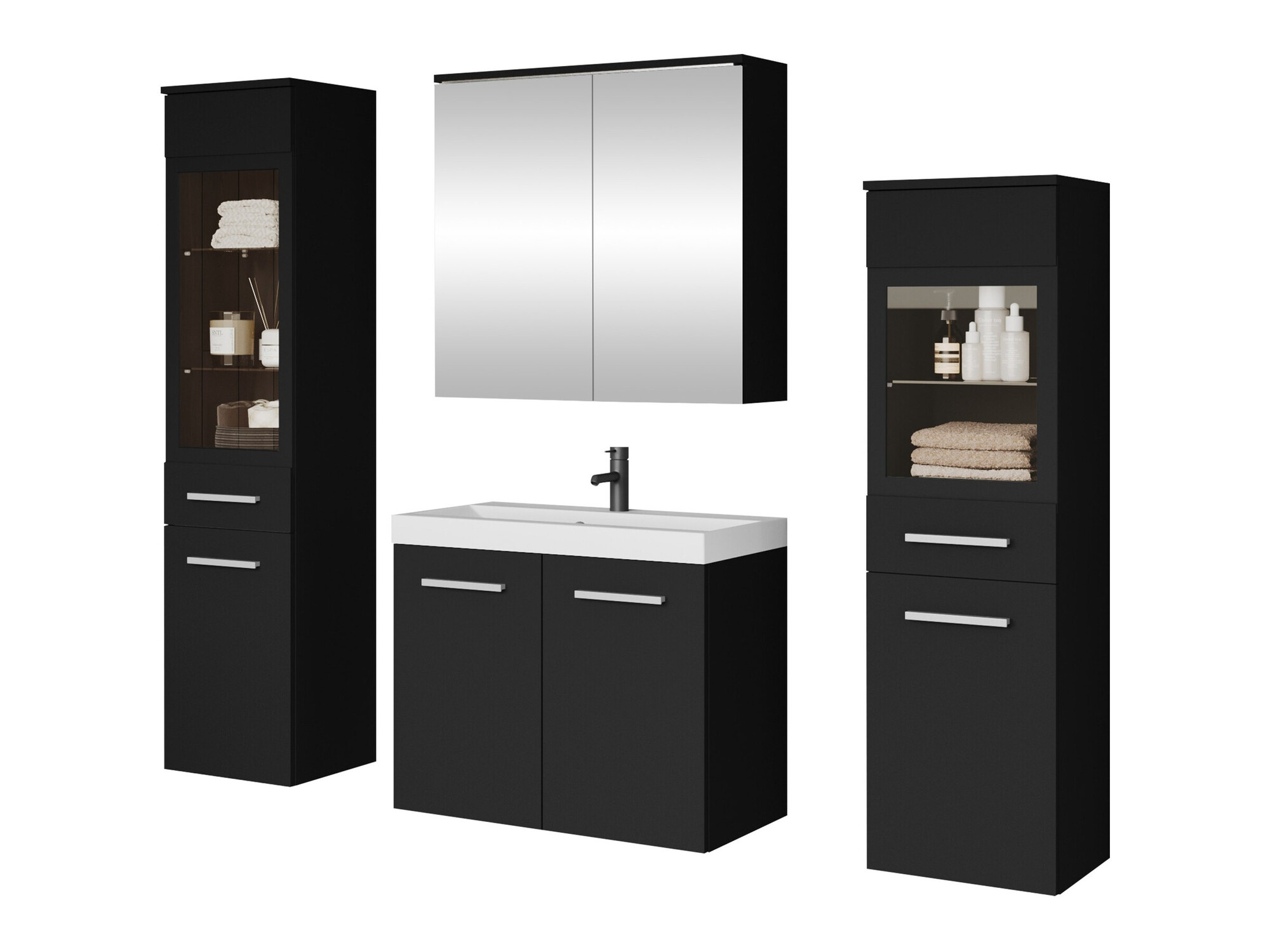 Conjunto de mueble de baño Scientia III (Grafito)
