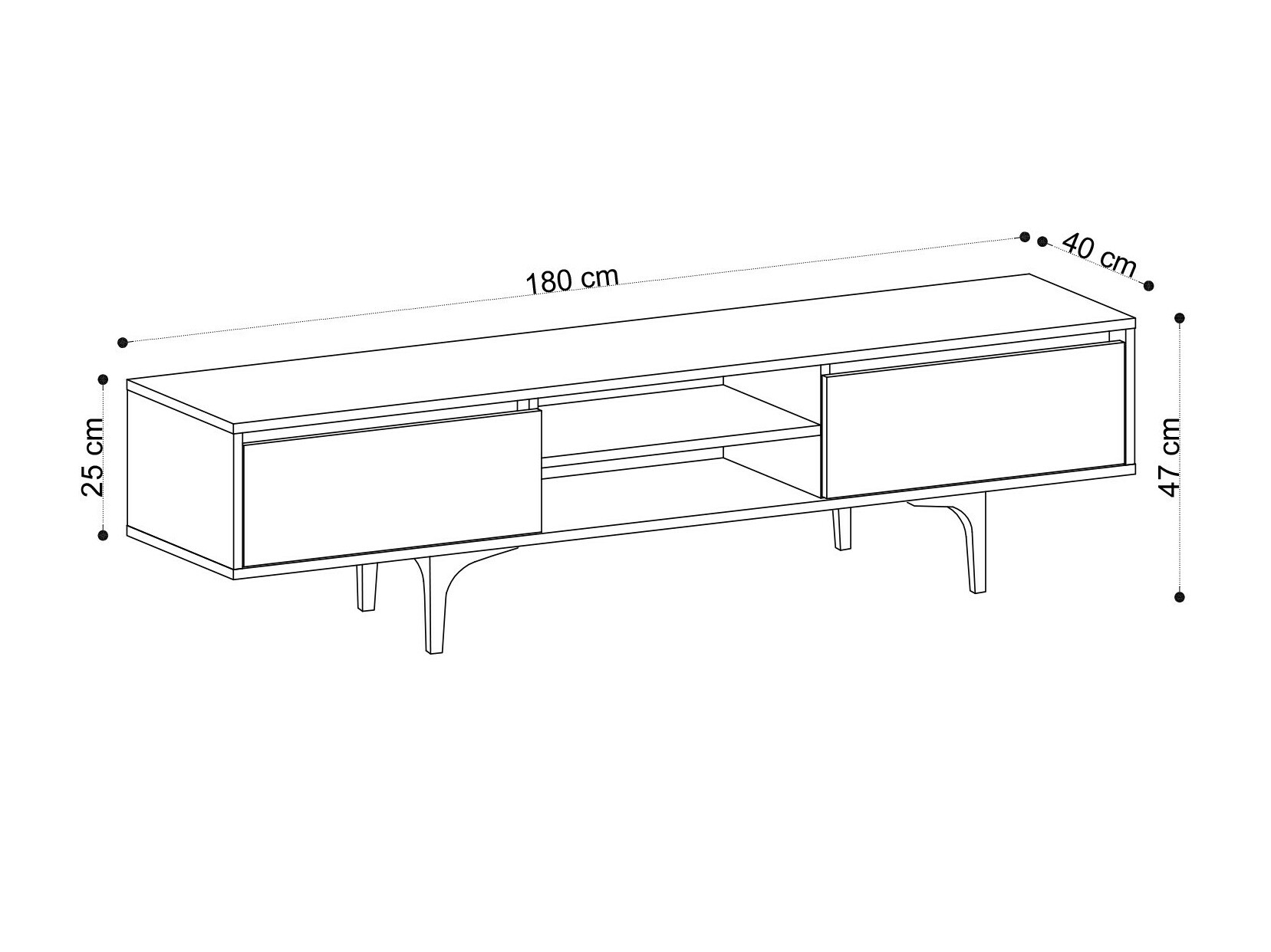 Mueble TV Sonliro 125