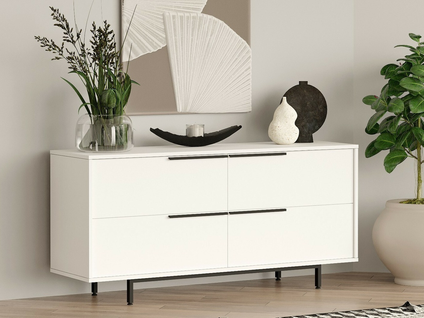 Aparador Fertore 103 (Blanco)