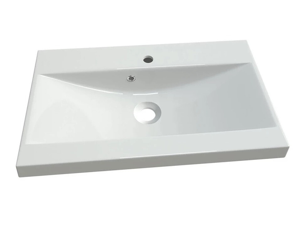 Conjunto de mueble de baño Sarasota 140 (Gris brillante + Castaña)