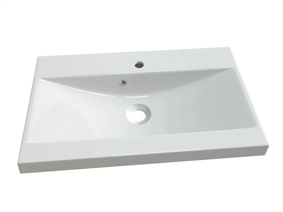 Conjunto de mueble de baño Sarasota 140 (Negro brillante + Roble wotan)