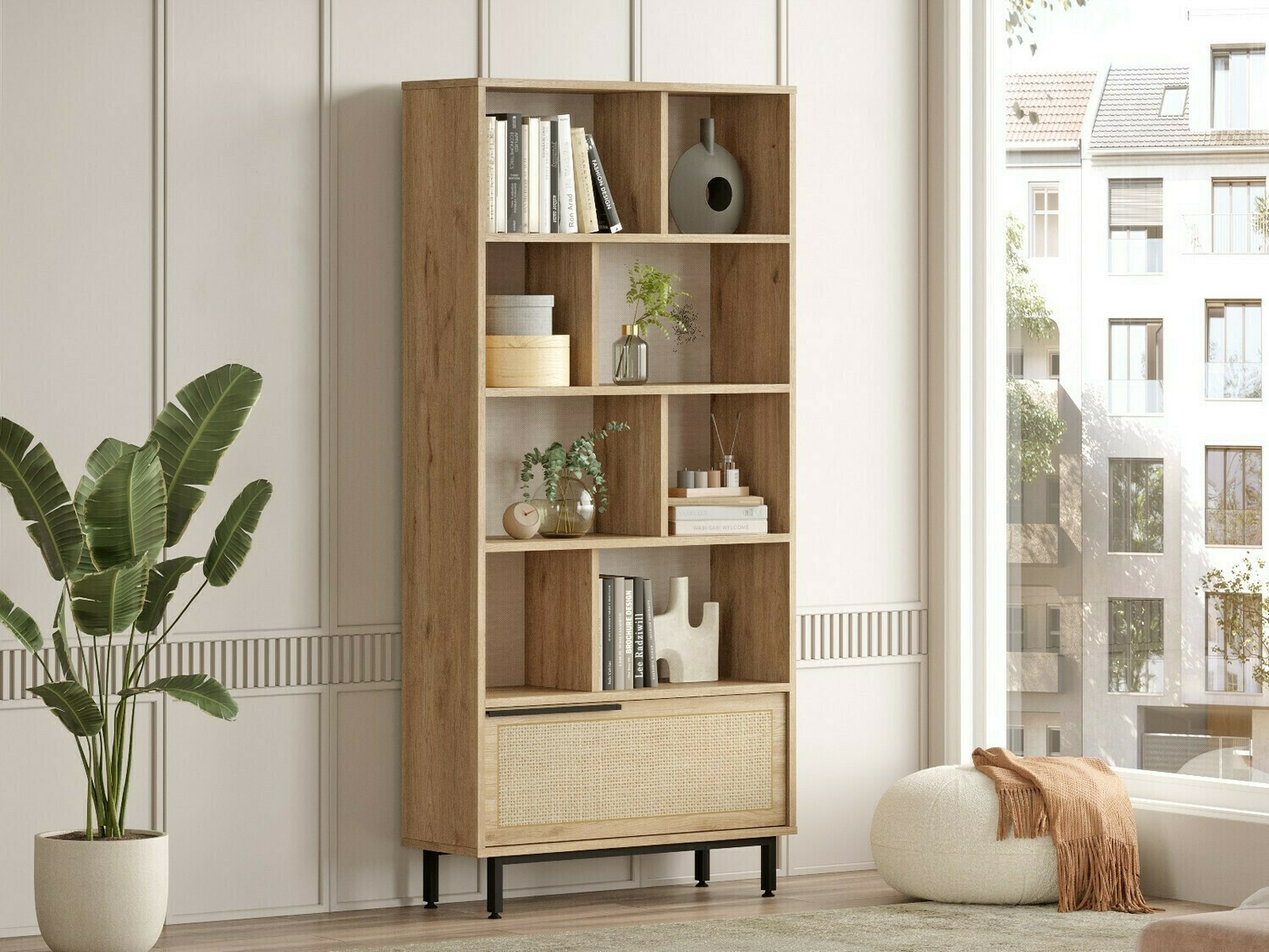 Estantería Fertore 100 (Roble)