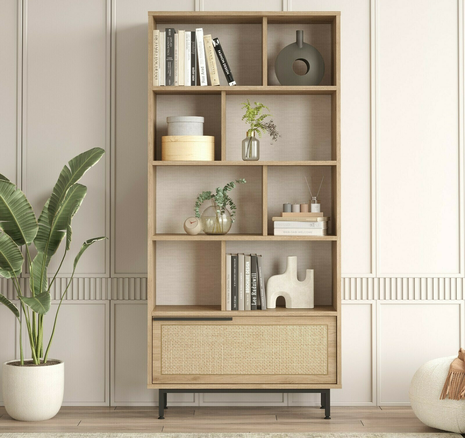 Estantería Fertore 100 (Roble)