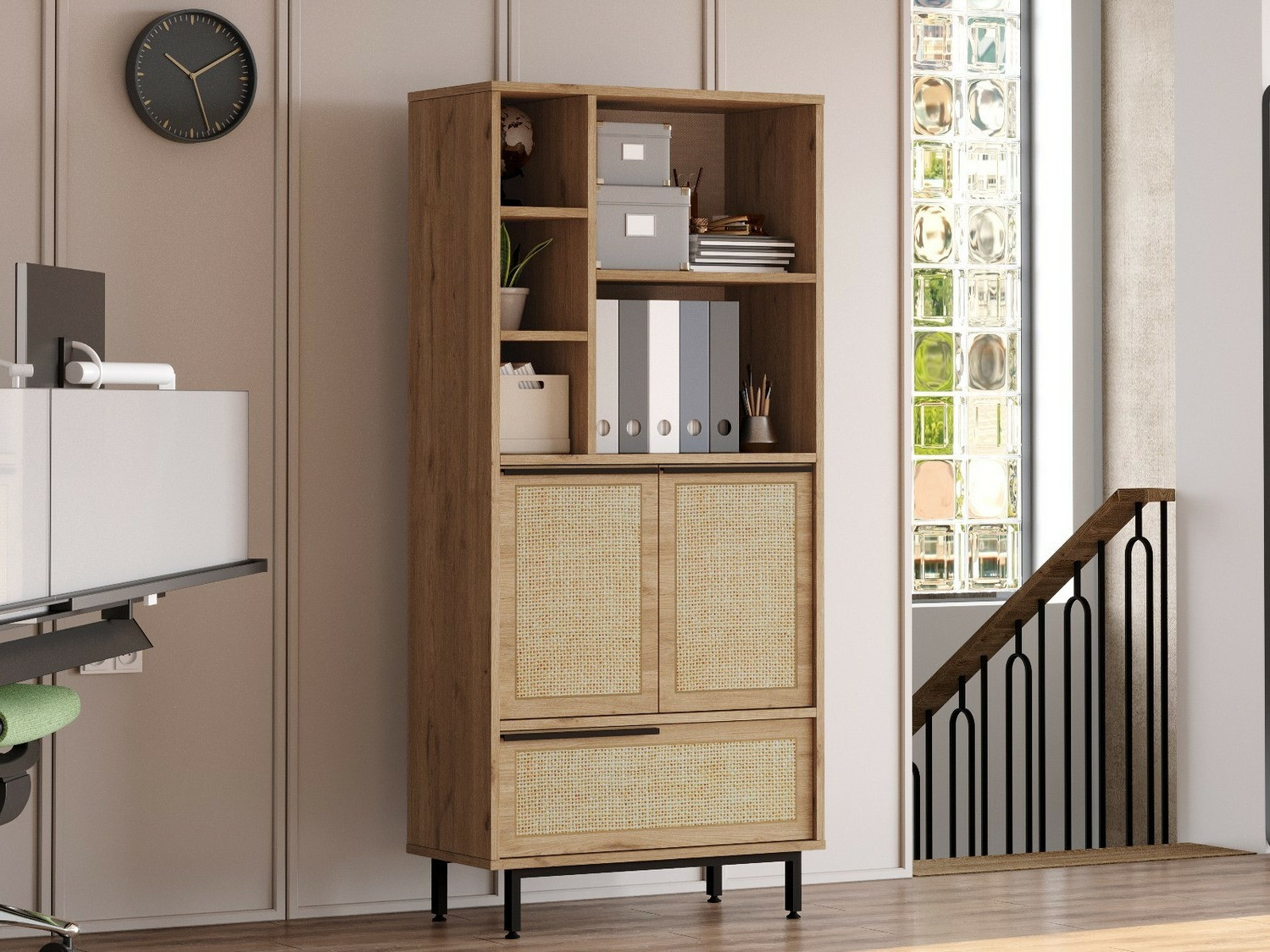 Estantería Fertore 108 (Roble)