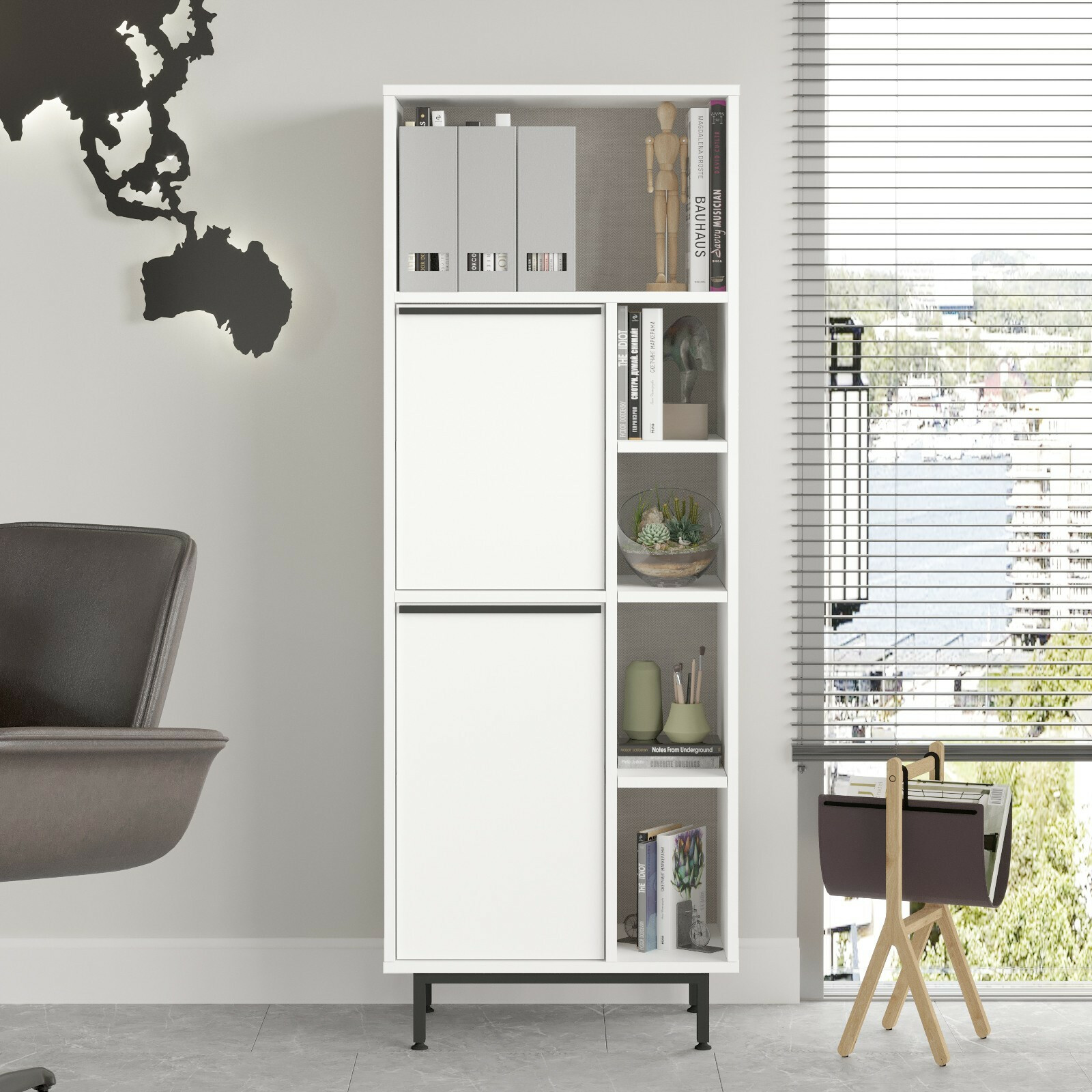 Estantería Fertore 109 (Blanco)