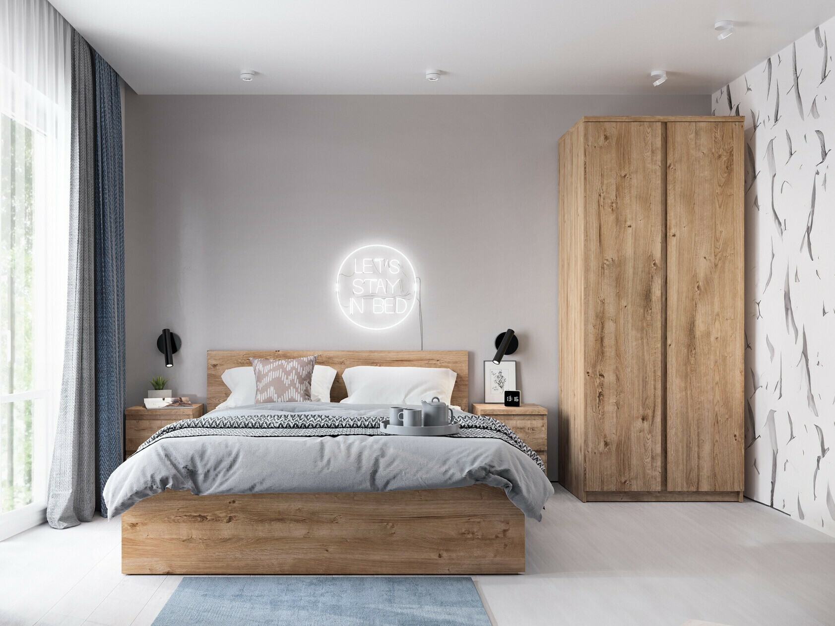 Conjunto de dormitorio Merfere 124