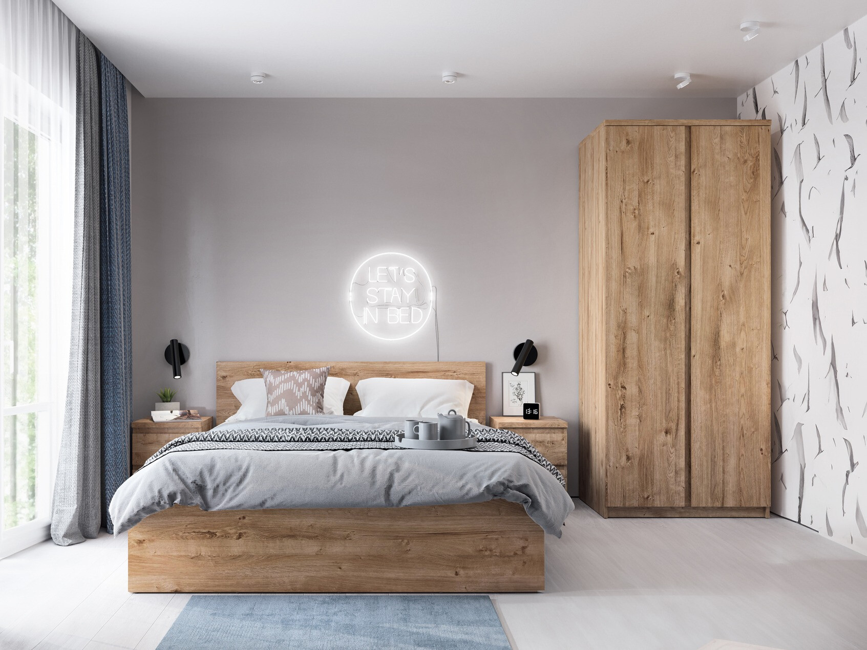 Conjunto de dormitorio Merfere 124