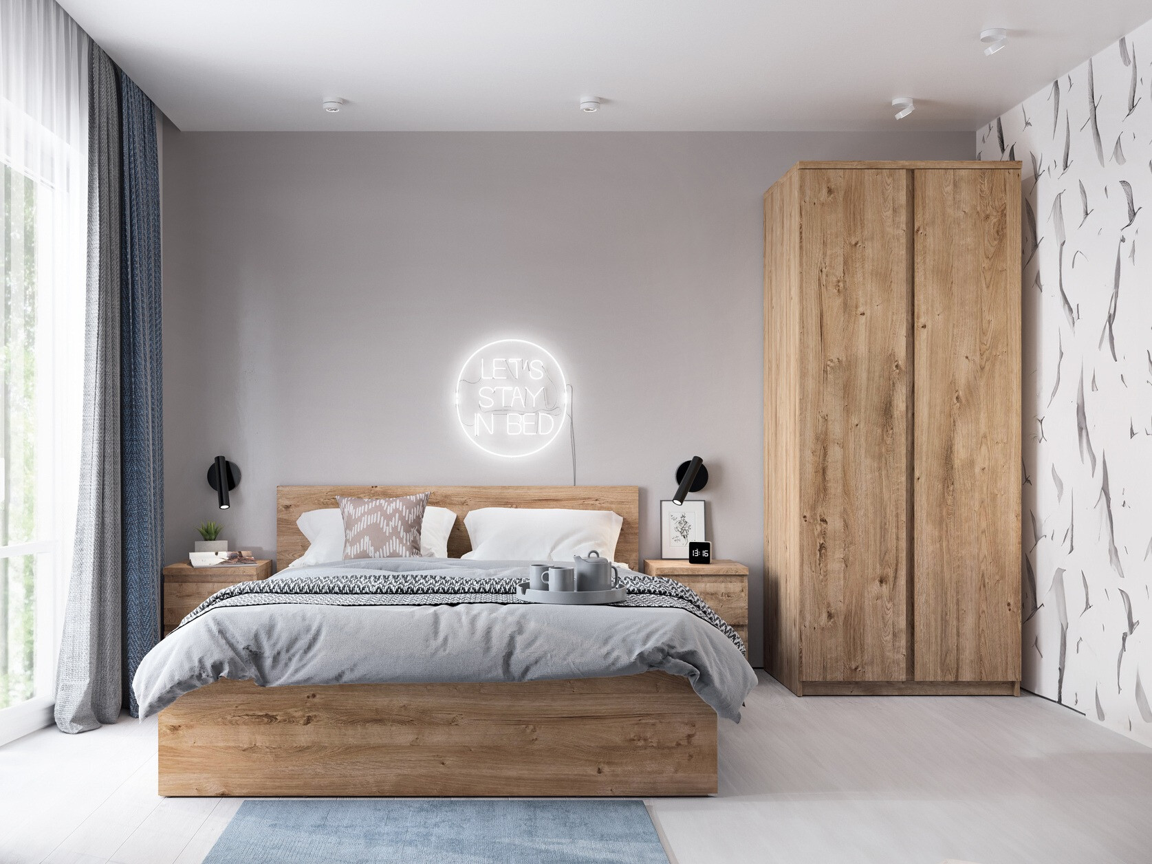 Conjunto de dormitorio Merfere 124