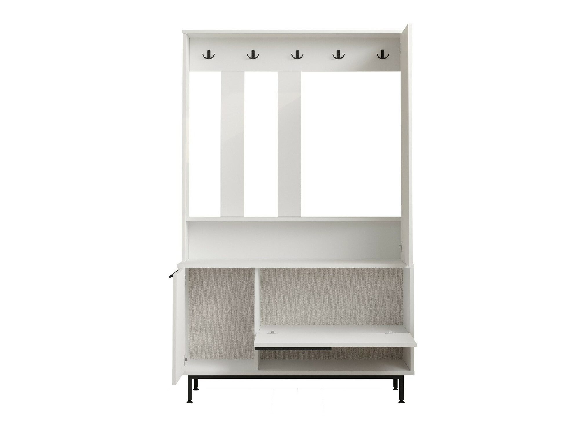 Conjunto para recibidor Fertore 110 (Blanco)