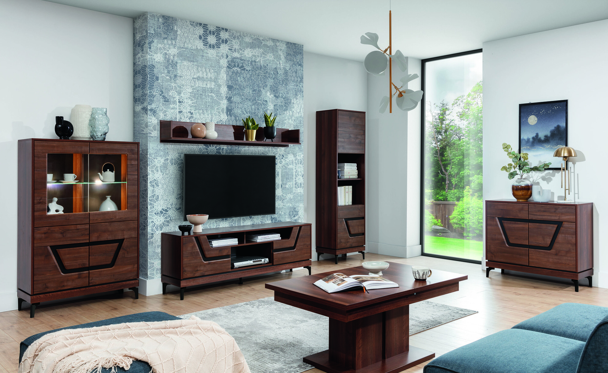 Mesa de centro convertible Romlora 108