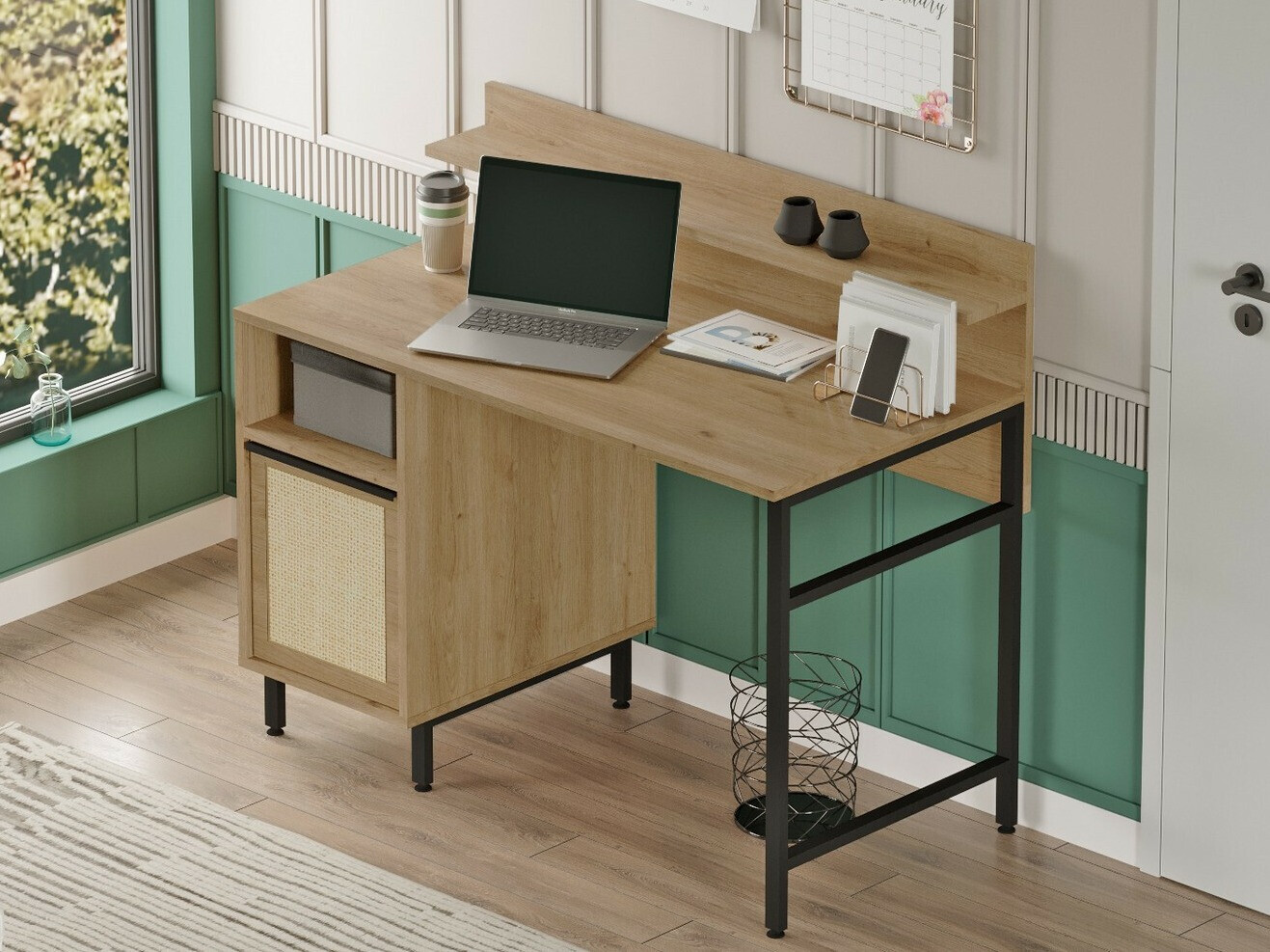 Mesa de oficina Fertore 115 (Roble)