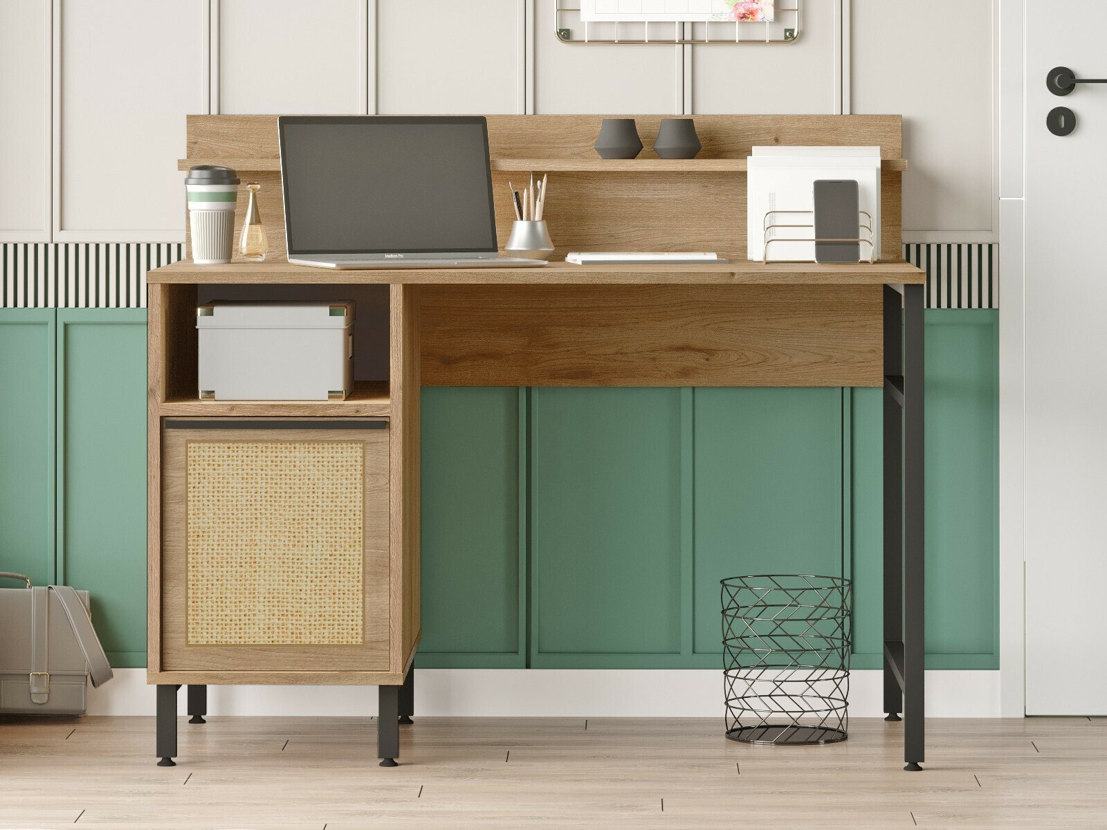 Mesa de oficina Fertore 115 (Roble)