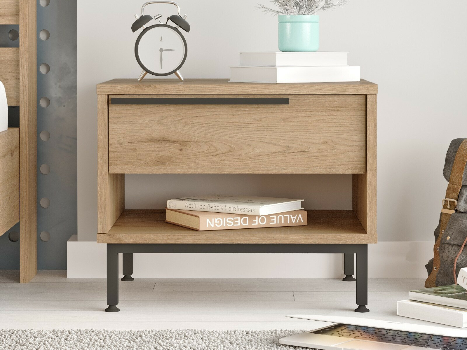 Mesilla de noche Fertore 113 (Nogal)