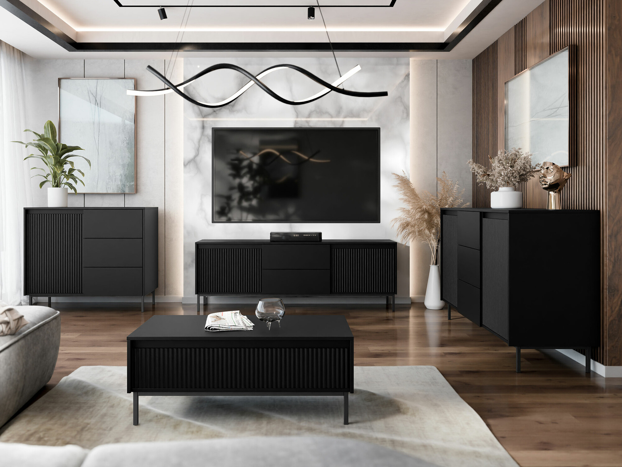 Cómoda Comfivo Delruva 100 (Negro)