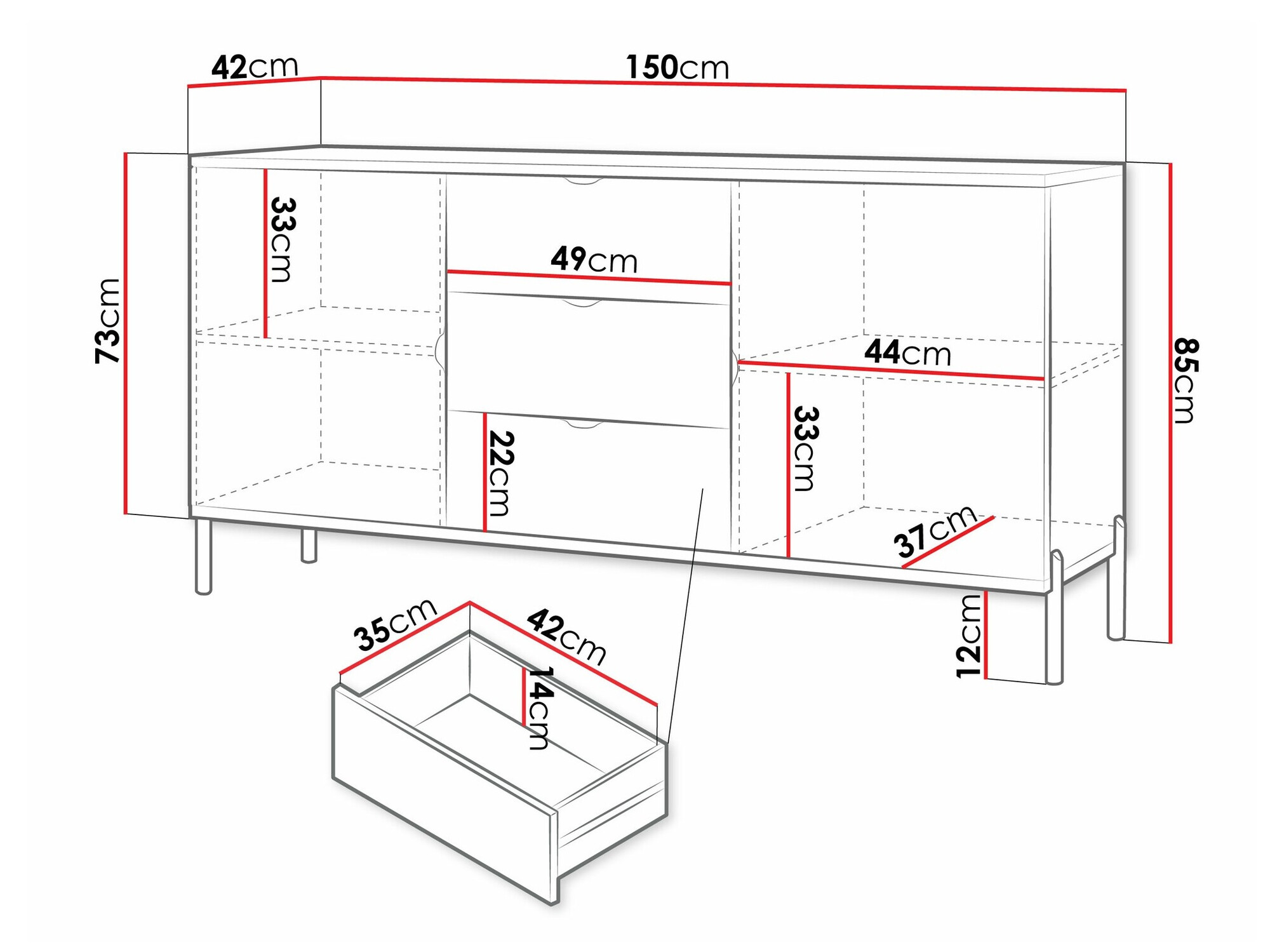 Cómoda Comfivo Serfero 101