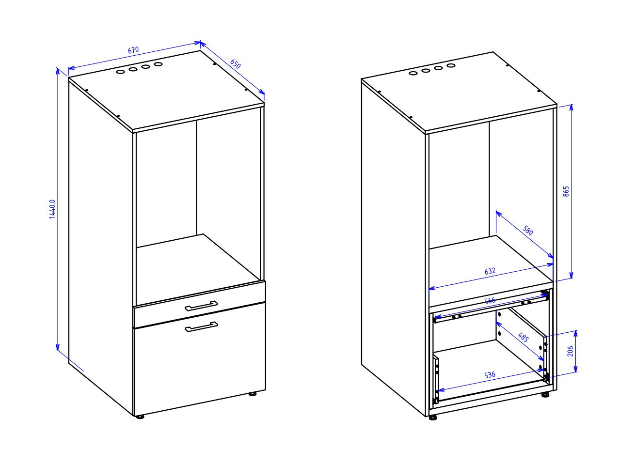 Estantería para baño Novdele 102 (Blanco)