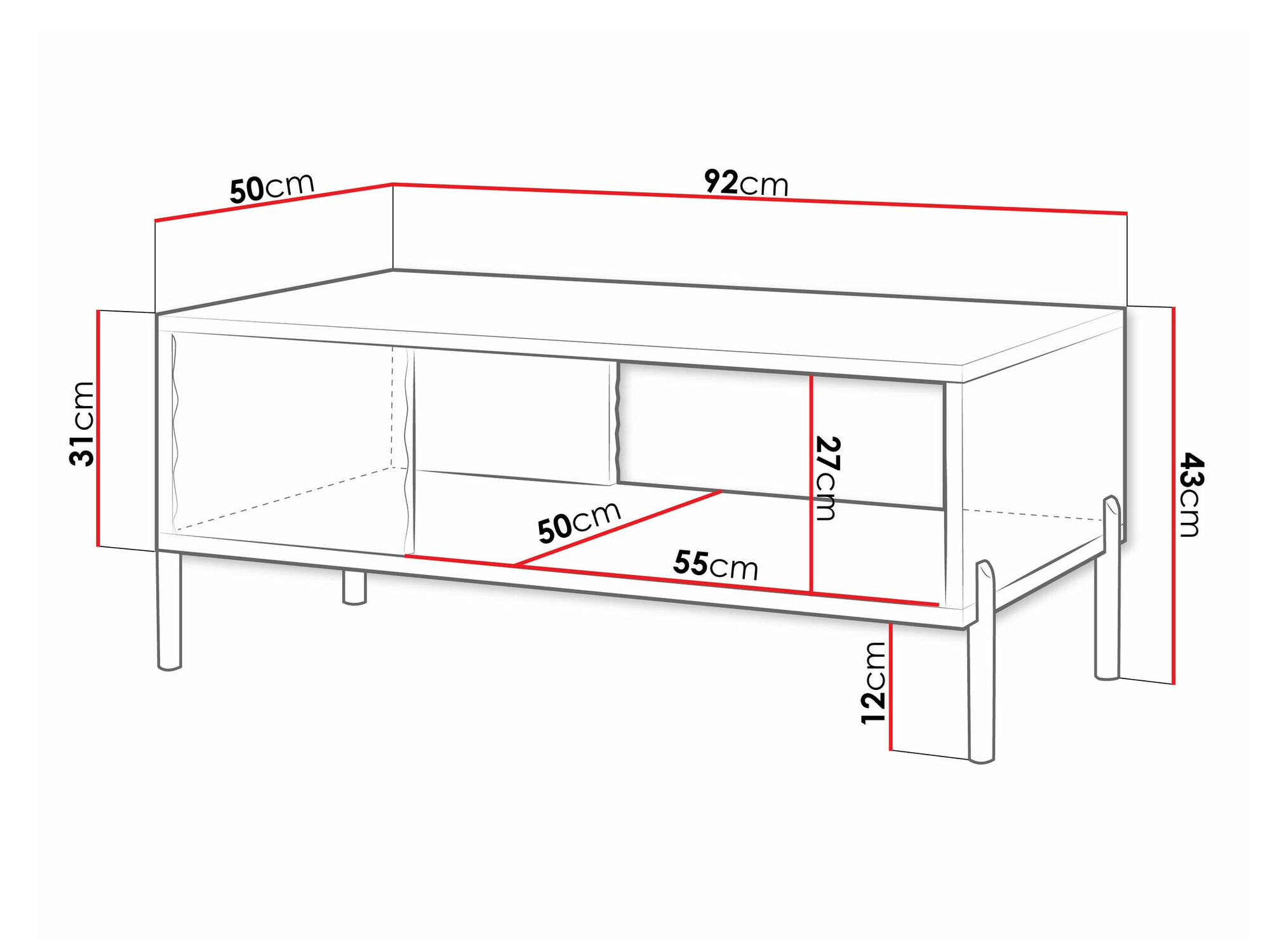 Mesa de centro Comfivo Mens