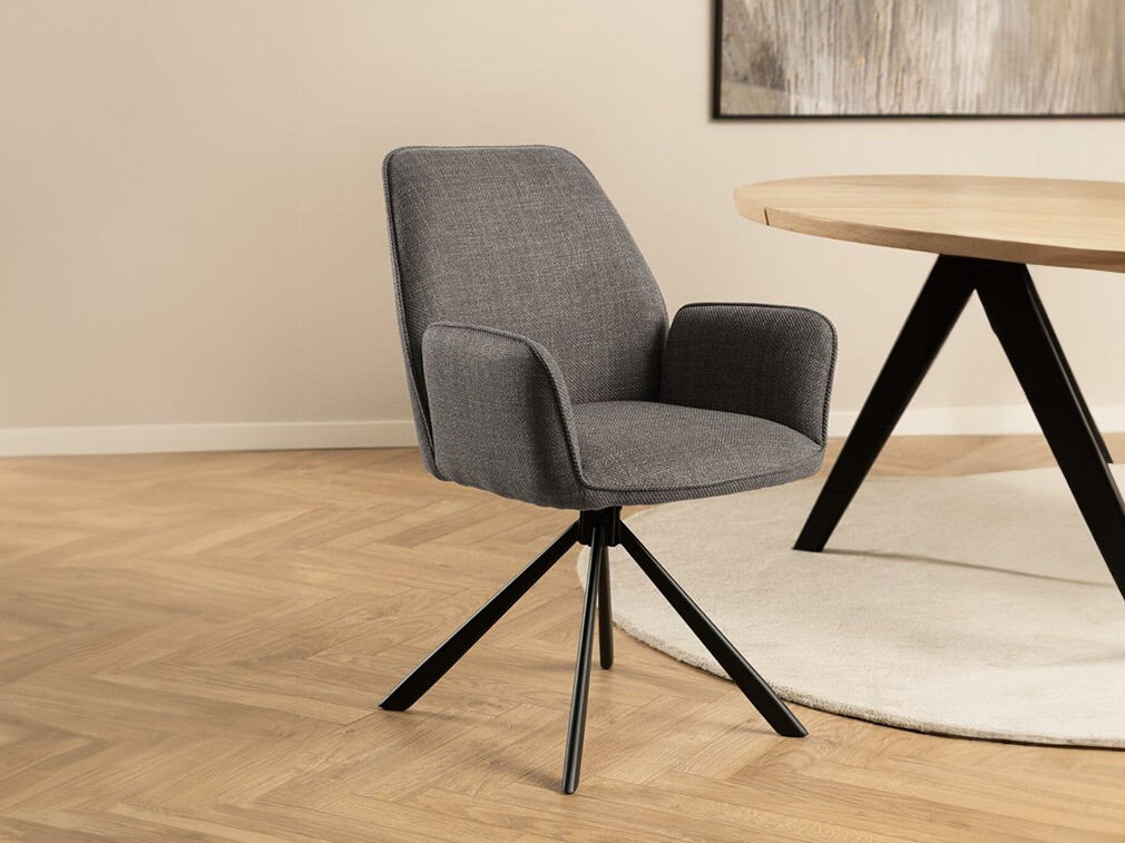 Silla Norsica 777 (Gris claro + Negro)
