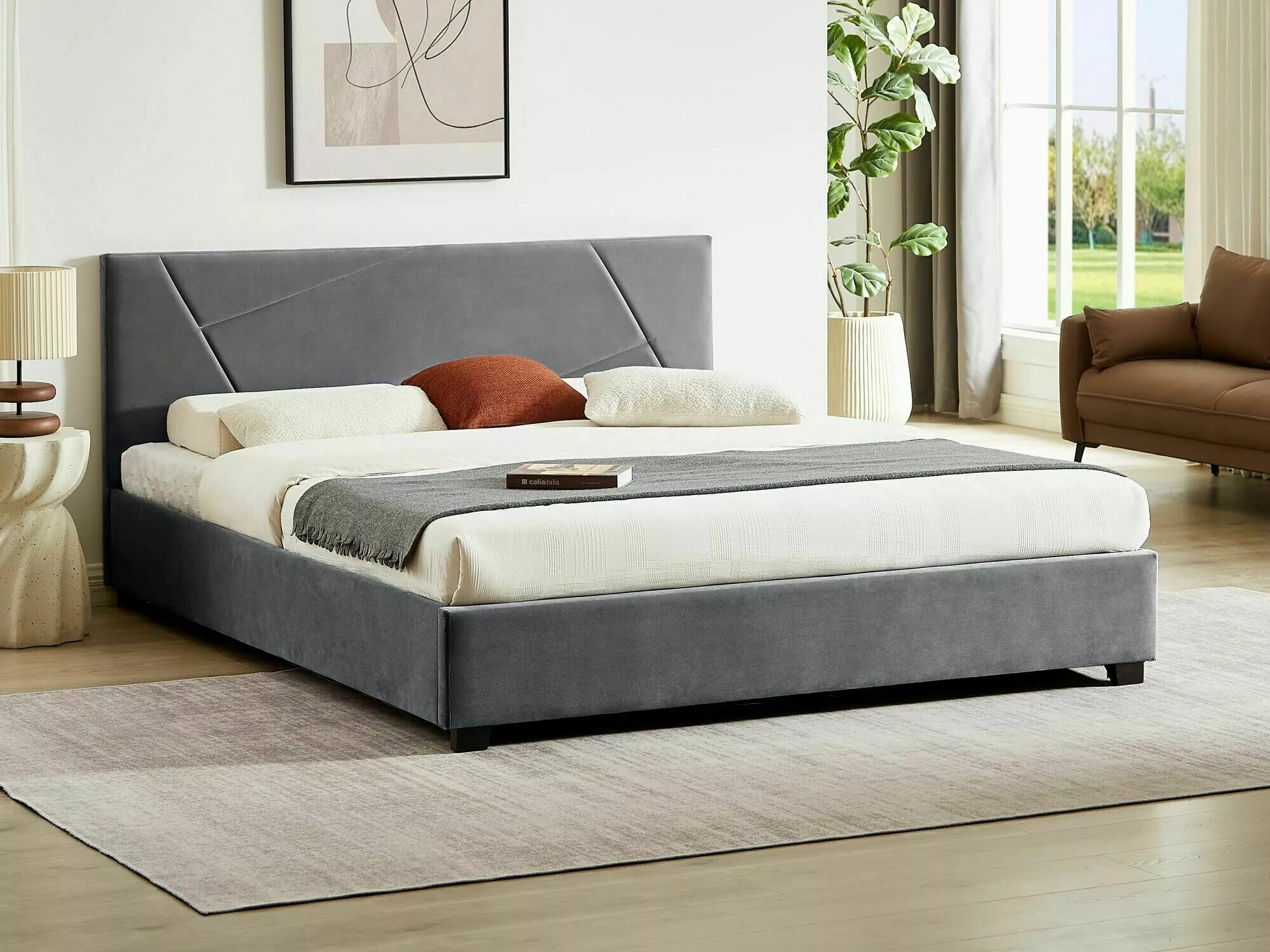 Cama Detroit 104 (Gris)