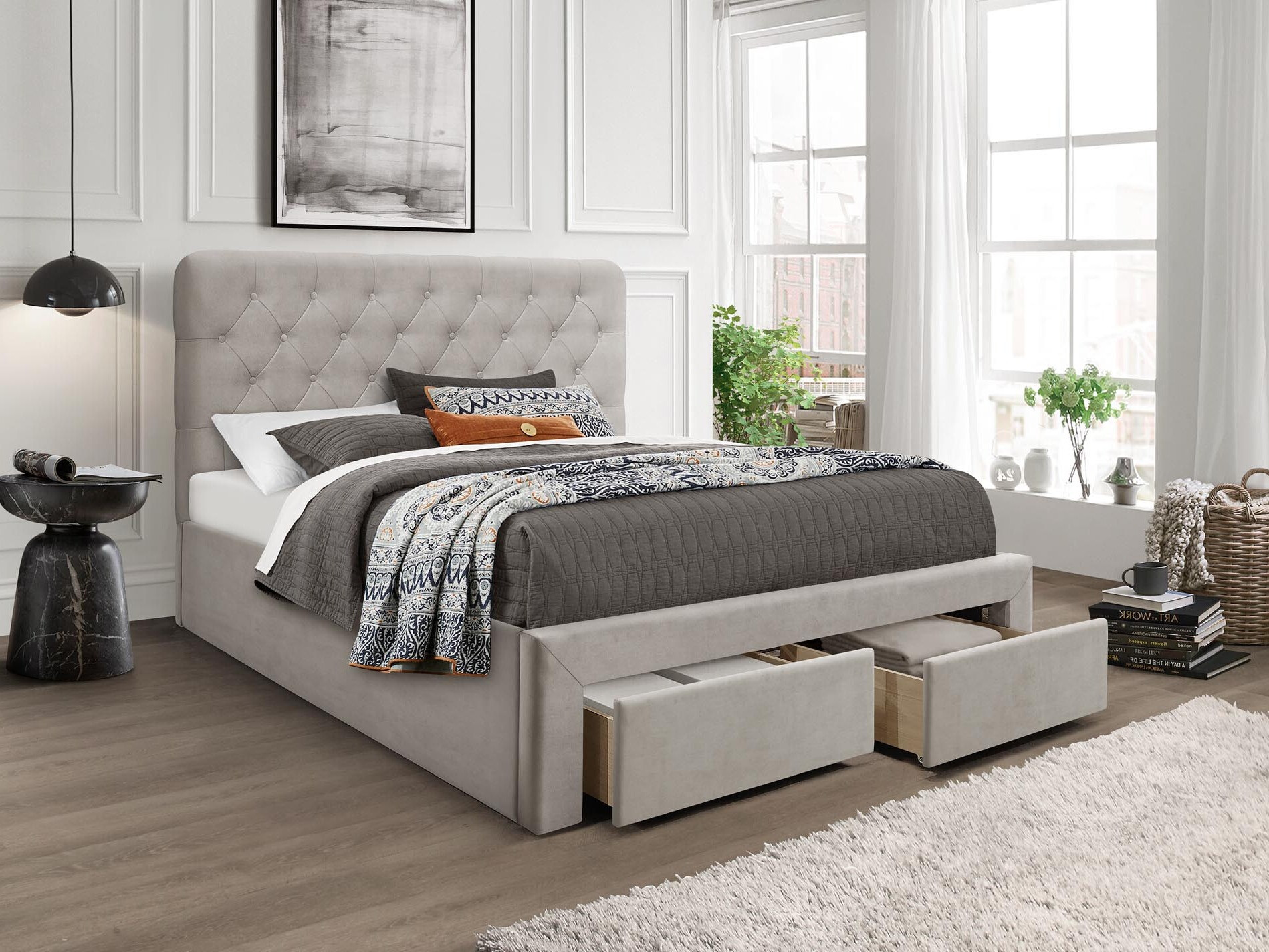 Cama Houston 1708 (Beige)