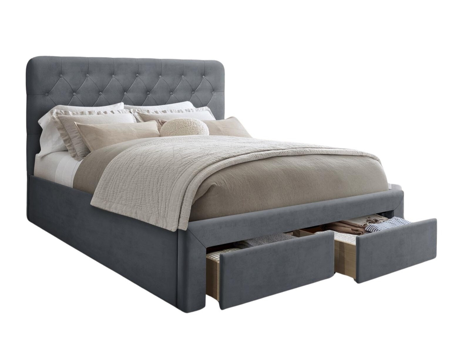 Cama Houston 1708 (Gris)