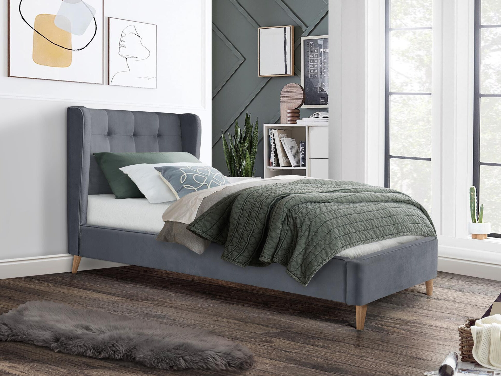 Cama Houston 1840 (Gris)
